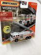 2024 Matchbox Working Rigs Pierce Quantum Aerial Ladder Truck White 168Q Sale