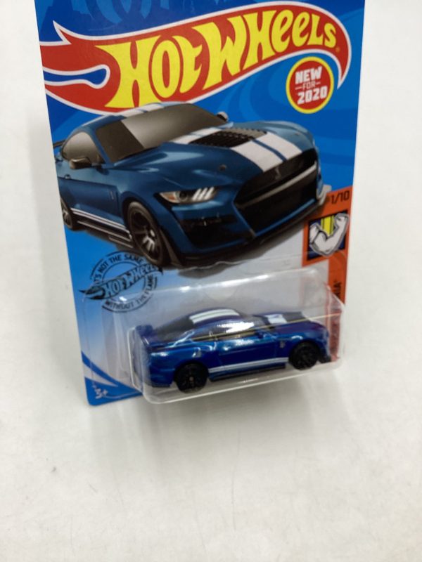 2020 Hot wheels #248 2020 Ford mustang Shelby GT500 Blue 27A Sale