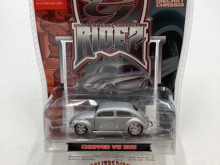 2006 Maisto Urban Diecast Collection Ridez Chopped VW Bug Silver Cheap