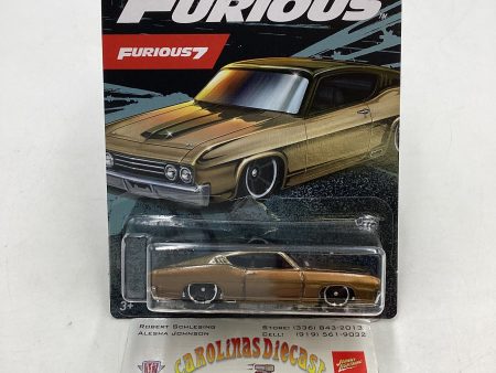 2020 Hot Wheels Fast and Furious 7 5 5 69 Ford Torino Talladega Bronze 71A Online Sale