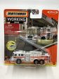 2024 Matchbox Working Rigs Pierce Quantum Aerial Ladder Truck White 168Q Sale