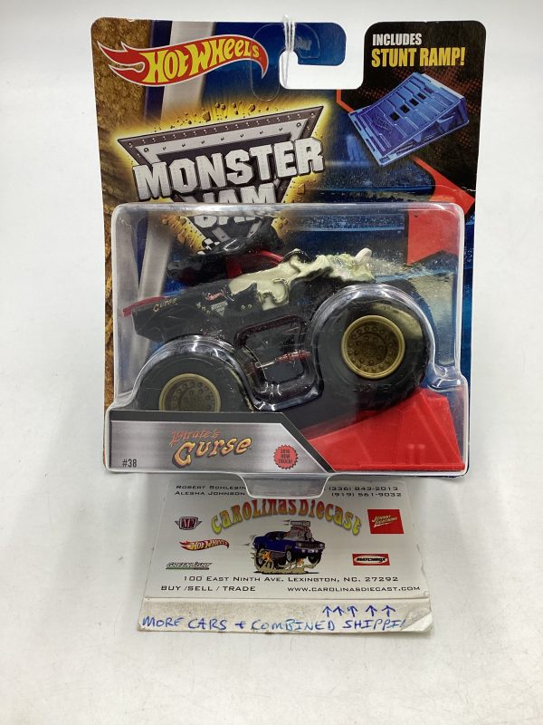 2016 Hot Wheels monster jam #38 Pirates Curse 128A on Sale