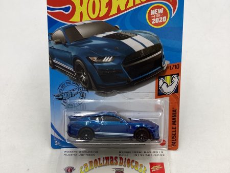 2020 Hot wheels #248 2020 Ford mustang Shelby GT500 Blue 27A Sale