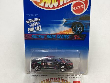 1997 Hot Wheels Rockin Rods Series #570 Ferrari 355 Black (SR) Hot on Sale