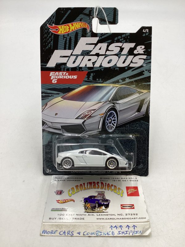 2020 Hot wheels Fast and furious 6 4 5 Lamborghini Gallardo LP 560-4 71B Discount