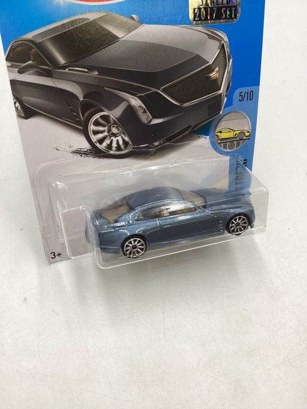 2017 Hot wheels #105 Cadillac Elmiraj Blue Factory Sealed 56D Supply