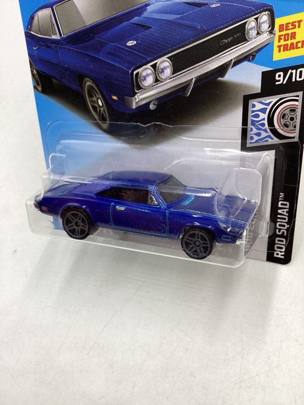 2019 Hot wheels Factory Sealed #80 69 Dodge Charger 500 Blue 57E For Cheap