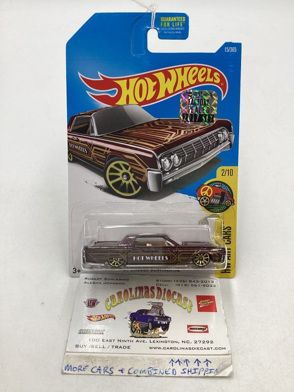 2017 Hot Wheels Factory Sealed #15 1964 Lincoln Continental Brown 51E Discount