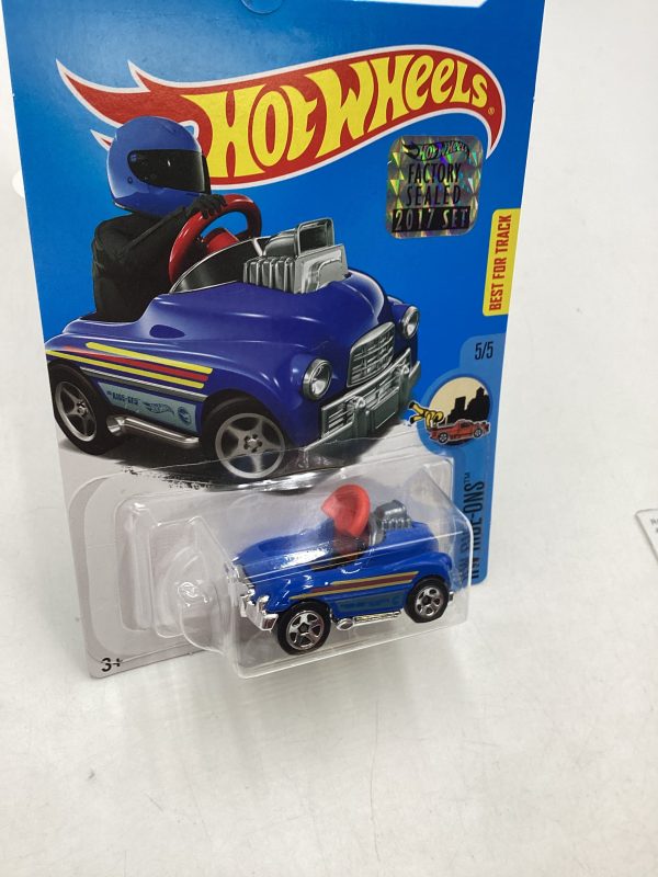 2017 Hot Wheels Treasure Hunt Factory Sealed Pedal Driver Blue Sale