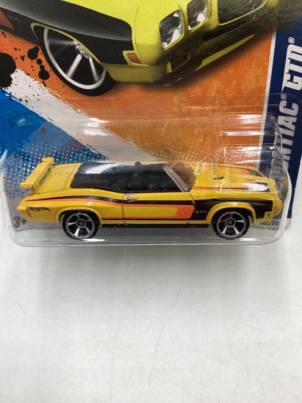 2011 Hot Wheels #105 70 Pontiac GTO Yellow 47i Online now