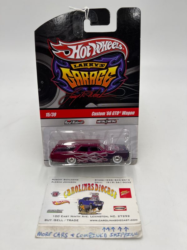 2010 Hot Wheels Larry’s Garage #15 Custom 66 GTO Wagon Purple 245M Fashion