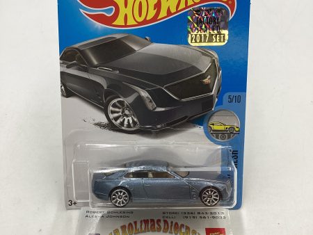 2017 Hot wheels #105 Cadillac Elmiraj Blue Factory Sealed 56D Supply