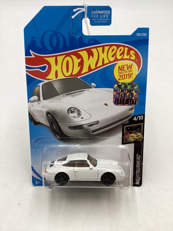 2019 Hot wheels Factory Sealed #155 ‘96 Porsche Carrera White 100D on Sale