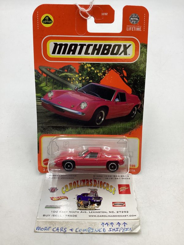 2024 Matchbox G Case #93 1972 Lotus Europa Salmon 211o Fashion