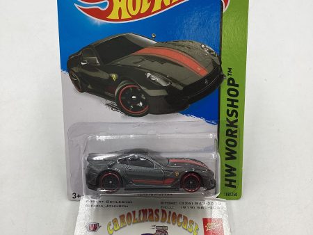 2015 Hot Wheels  #188 Ferrari 599XX Black with protector For Discount