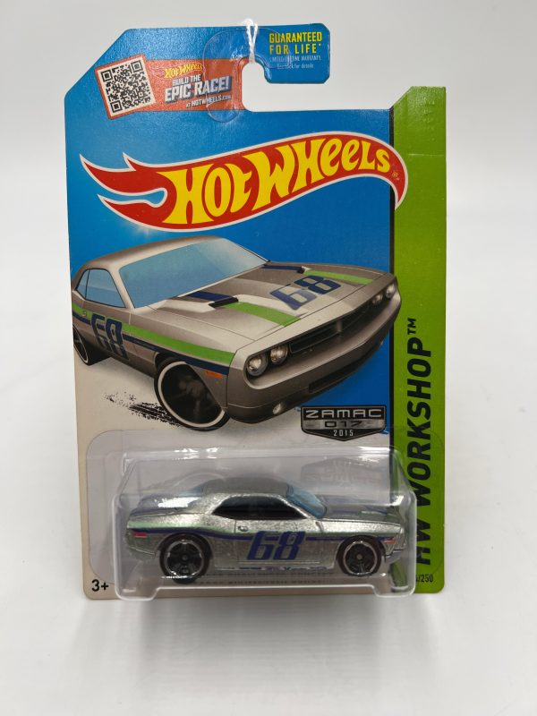 2015 HW Workshop Zamac 017 #234 Dodge Challenger Concept *Card Yellowing* 144G For Cheap