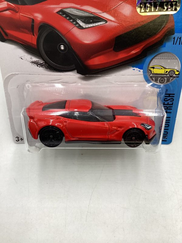 2017 Hot Wheels Factory Sealed #217 Corvette C7 Z06 Red 12A For Cheap