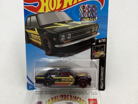 2019 Hot Wheels FactorySealed Kmart Exclusive #97 71 Datsun 510 Momo Black For Cheap