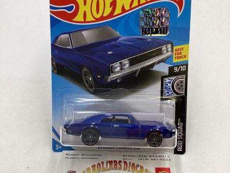 2019 Hot wheels Factory Sealed #80 69 Dodge Charger 500 Blue 57E For Cheap