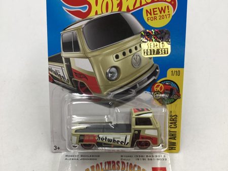 2017 Hot Wheels Factory Sealed #201 Volkswagen T2 Pickup Tan 96A For Sale