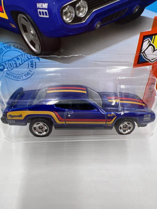 2021 Hot Wheels Muscle Mania #209 71 Plymouth Road Runner Blue 39E For Discount