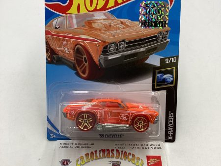 2019 HOT WHEELS TREASURE HUNT #60 Factory Sealed 69 Chevelle Orange 277G Hot on Sale