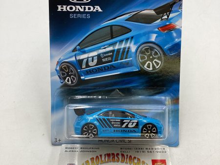 2018 Hot Wheels Honda Series #4 Honda Civic SI Blue 156A Fashion