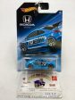 2018 Hot Wheels Honda Series #4 Honda Civic SI Blue 156A Fashion