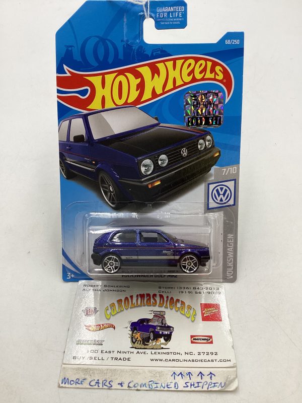 2019 Hot Wheels Factory Sealed #68 Volkswagen Golf MK2 Blue 95E Online