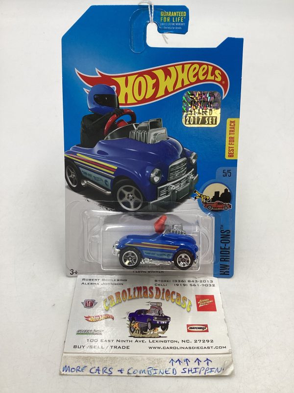 2017 Hot Wheels Treasure Hunt Factory Sealed Pedal Driver Blue Sale