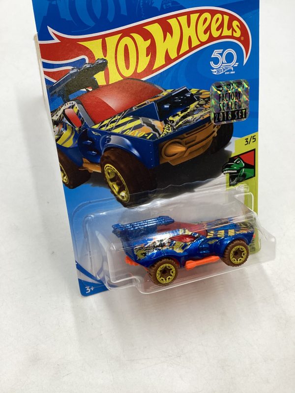 2018 Hot Wheels Treasure Hunt Factory Sealed Sting Rod II Blue 277H Hot on Sale