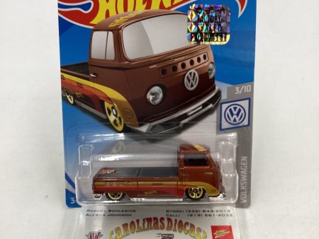 2019 Hot Wheels Factory Sealed #96 Volkswagen T2 Pickup Brown 96A Online Sale