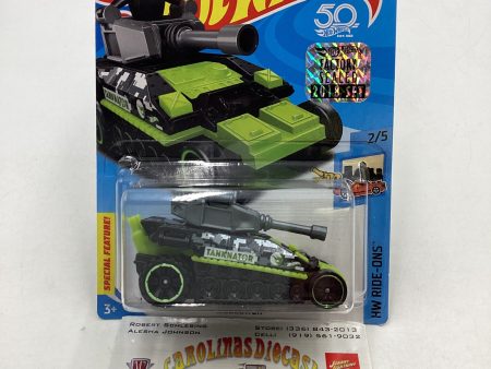 2018 Hot wheels Tanknator Green treasure Hunt Factory Sealed 275G For Discount