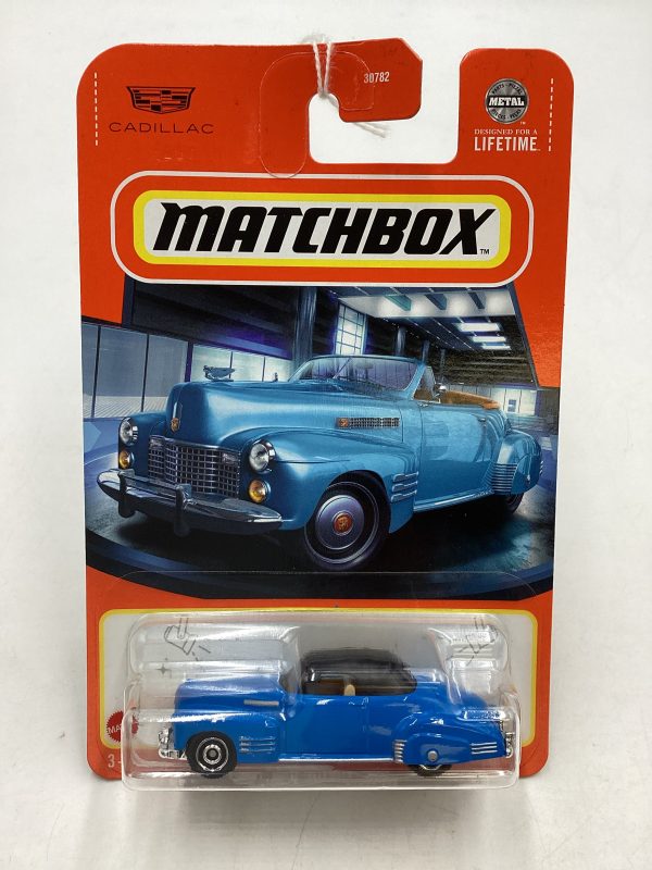 2024 Matchbox G Case #59 1941 Cadillac Series 62 Convertible Coupe Blue 211K For Sale