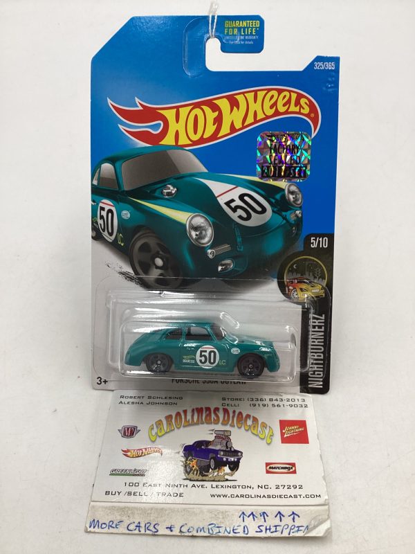 2017 Hot Wheels Factory Sealed #325 Porsche 356A Outlaw Green 100C For Sale