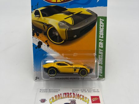 2012 Hot Wheels Treasure Hunt #61 Ford Shelby GR-1 Concept Yellow 277B Online Hot Sale