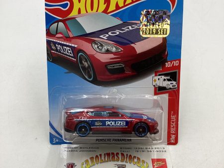 2019 Hot wheels Factory Sealed #100 Porsche Panamera Red 101E For Sale