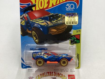 2018 Hot Wheels Treasure Hunt Factory Sealed Sting Rod II Blue 277H Hot on Sale