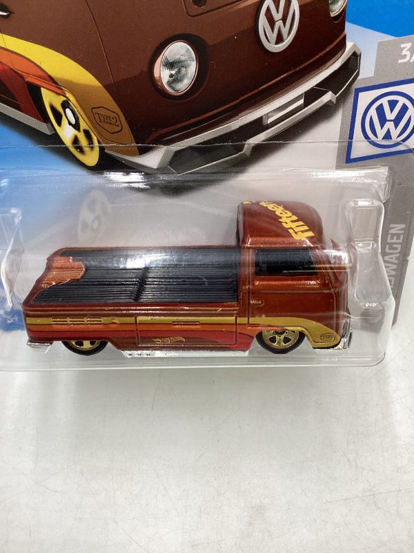 2019 Hot Wheels Factory Sealed #96 Volkswagen T2 Pickup Brown 96A Online Sale