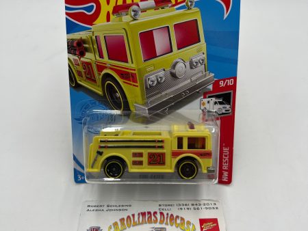 2021 Hot Wheels Rescue #246 Fire-Eater Yellow 40i Online Hot Sale