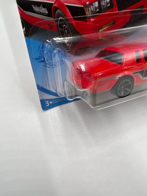 2021 Hot Wheels Muscle Mania #218 87 Buick Regal GNX Red Short Card 39H on Sale