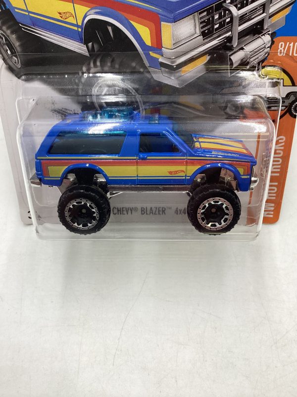 2017 Hot wheels Factory Sealed #34 Chevy Blazer 4x4 Blue 15D Supply