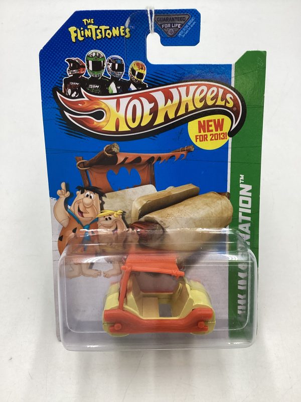 2013 Hot wheels #70 The Flintstones Flintmobile 123B Online Sale