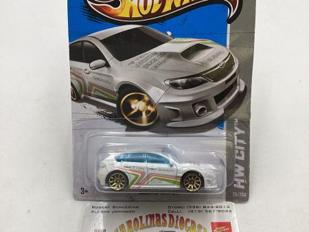 2013 Hot Wheels #25 Subaru WRX STI White *Card Not Perfect* 89C Online Sale