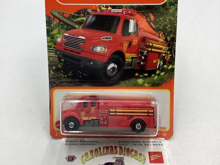 2024 Matchbox G Case #76 Freightliner M2 106 Fire Truck Red 211B on Sale