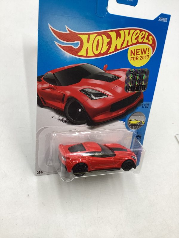 2017 Hot Wheels Factory Sealed #217 Corvette C7 Z06 Red 12A For Cheap