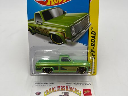 2014 Hot Wheels Off-Road #136 83 Chevy Silverado Green Kmart Exclusive W Protector Fashion