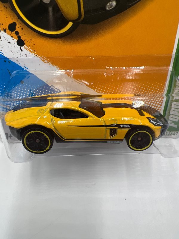 2012 Hot Wheels Treasure Hunt #61 Ford Shelby GR-1 Concept Yellow 277B Online Hot Sale