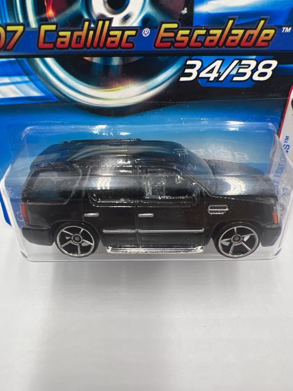 2006 Hot Wheels First Editions #034 07 Cadillac Escalade Black Online now