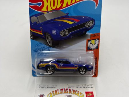 2021 Hot Wheels Muscle Mania #209 71 Plymouth Road Runner Blue 39E For Discount